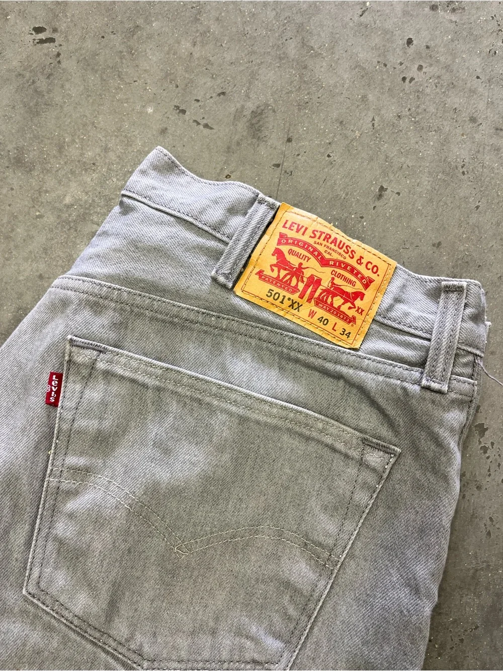 Levi's 501 XX Light Wash Denim Jeans